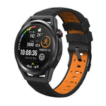 梯形三排孔矽膠錶帶，適用於 Samsung Galaxy Watch 4／Watch4 Classic，Samsung Galaxy Watch 42mm，Samsung Galaxy Watch 46mm，Samsung Galaxy Watch Active