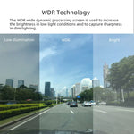 Anytek A60 車用 4 吋 IPS 螢幕高清 1080P 170 度廣角雙鏡頭 ADAS 行車記錄器，A60