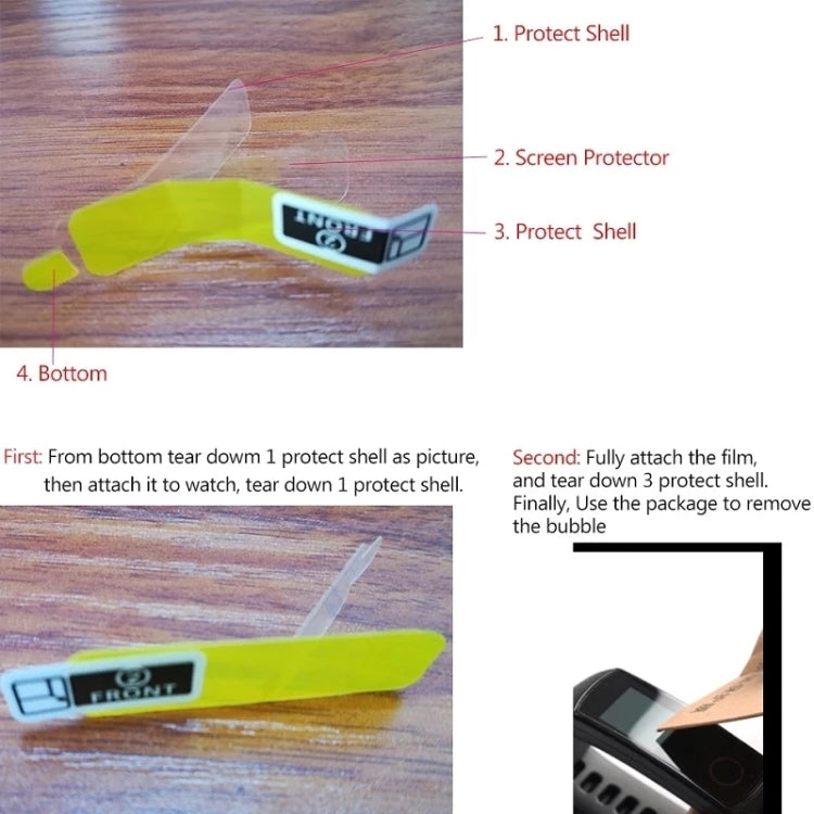 For Xiaomi Mi Band 7 / 7 NFC HD Scratch-proof Full Screen TPU Soft Film, 1 PC, 5 PCS