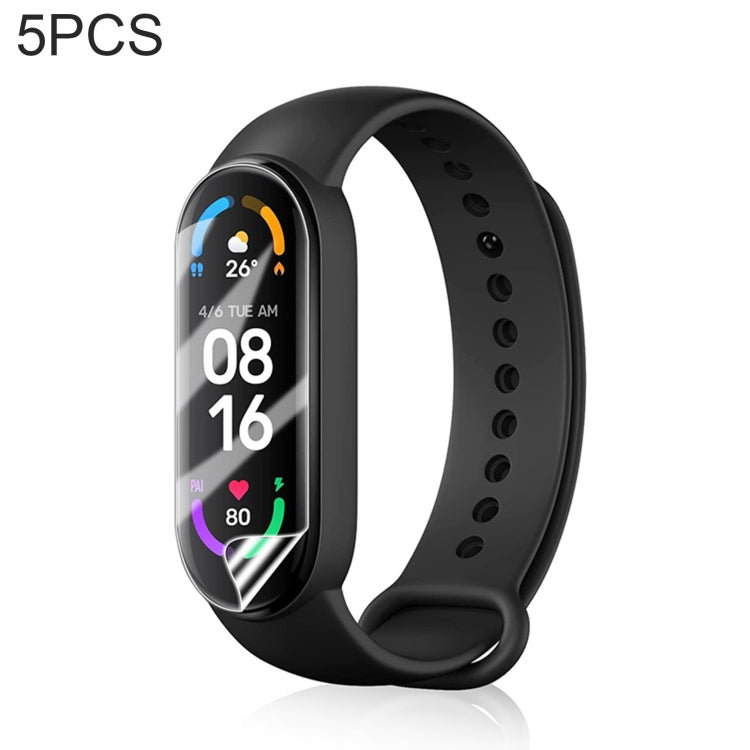For Xiaomi Mi Band 7 / 7 NFC HD Scratch-proof Full Screen TPU Soft Film, 1 PC, 5 PCS