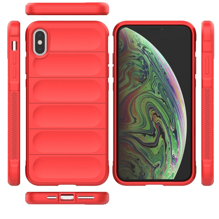 Magic Shield TPU + Flannel Phone Case, For iPhone XS Max