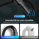 5A 美容紋身 USB 充電線，線長：1米，USB-C / Type-C，Micro USB，8 Pin