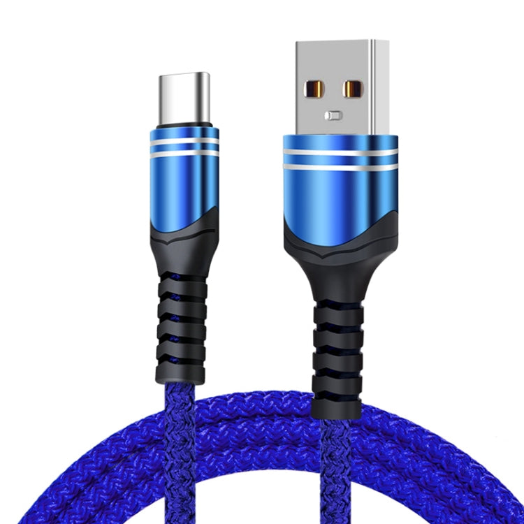 6A 編織風格 USB 充電線，線長：1米，USB-C / Type-C，Micro USB，8 Pin