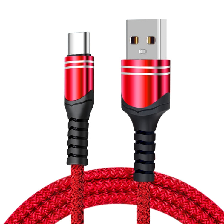 6A 編織風格 USB 充電線，線長：1米，USB-C / Type-C，Micro USB，8 Pin