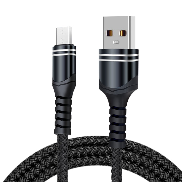 6A 編織風格 USB 充電線，線長：1米，USB-C / Type-C，Micro USB，8 Pin