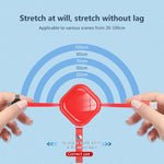三合一 USB 轉 8Pin + Micro USB + USB-C / Type-C 伸縮充電線附手機支架