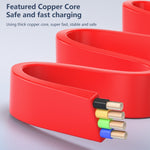三合一 USB 轉 8Pin + Micro USB + USB-C / Type-C 伸縮充電線附手機支架