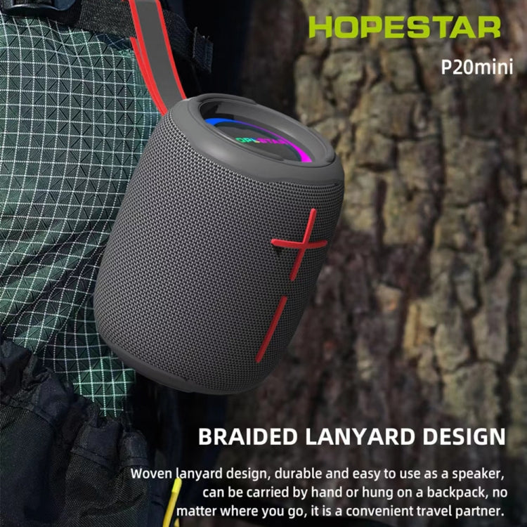 HOPESTAR P20 mini 防水無線藍牙音箱，P20 mini（灰色）、P20 mini（藍色）、P20 mini（黑色）、P20 mini（紅色）