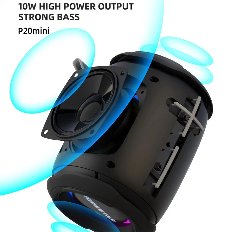 HOPESTAR P20 mini 防水無線藍牙音箱，P20 mini（灰色）、P20 mini（藍色）、P20 mini（黑色）、P20 mini（紅色）
