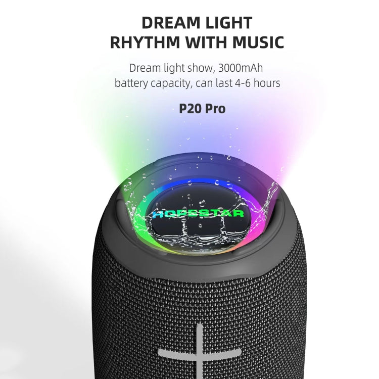 HOPESTAR P20 Pro 防水無線藍牙音箱，P20 Pro（灰色）、P20 Pro（藍色）、P20 Pro（黑色）、P20 Pro（紅色）