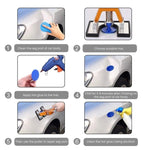 D2 1 Set Car Paintless Dent Dings Repair Lifter Tools Kit, D2