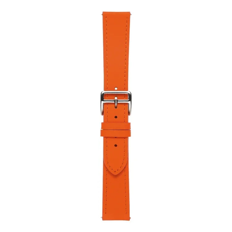 素面織紋真皮錶帶，適用於 Samsung Galaxy Watch4 20mm，適用於 Huawei Watch GT 3 Pro 22mm