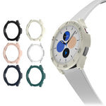 PC 框半包錶殼帶刻度，適用於 Samsung Galaxy Watch4 40mm，適用於 Samsung Galaxy Watch4 44mm