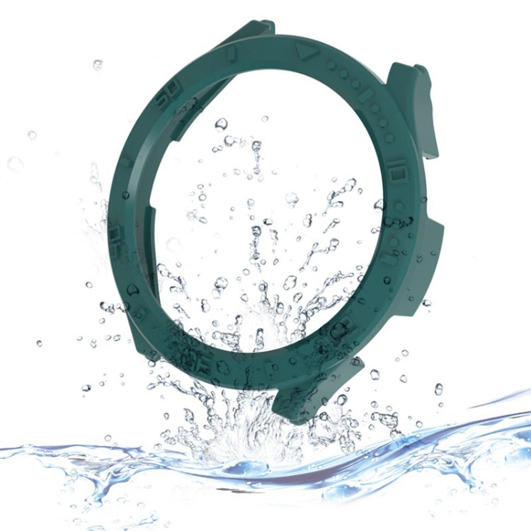 PC 框半包錶殼帶刻度，適用於 Samsung Galaxy Watch4 40mm，適用於 Samsung Galaxy Watch4 44mm