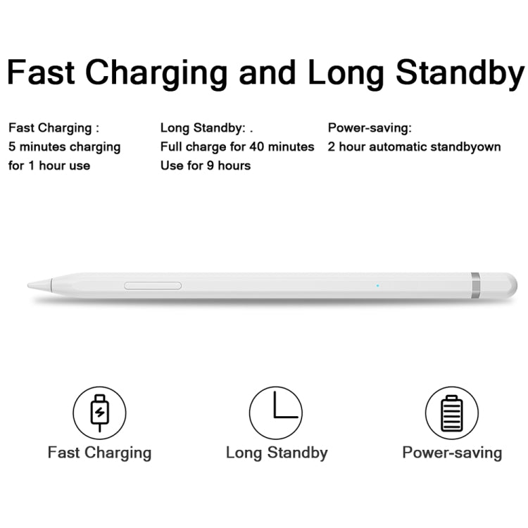 JD50 主動式觸控筆，具手掌拒識功能，適用於 2018 年後版本 iPad