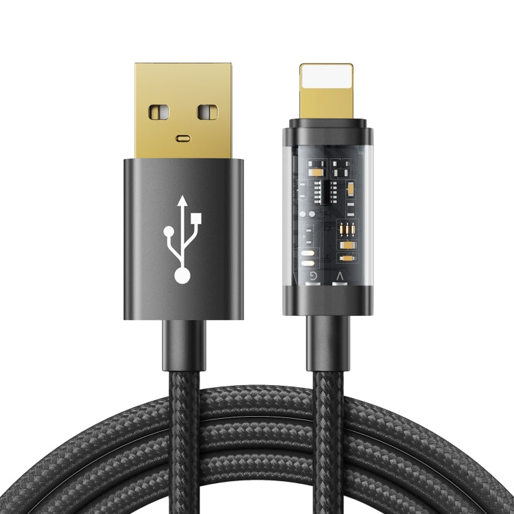 JOYROOM S-UL012A12 USB-A 轉 8 Pin 2.4A 同步數據線，1.2m USB-A 轉 8 Pin