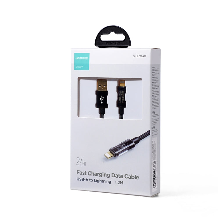 JOYROOM S-UL012A12 USB-A 轉 8 Pin 2.4A 同步數據線，1.2m USB-A 轉 8 Pin