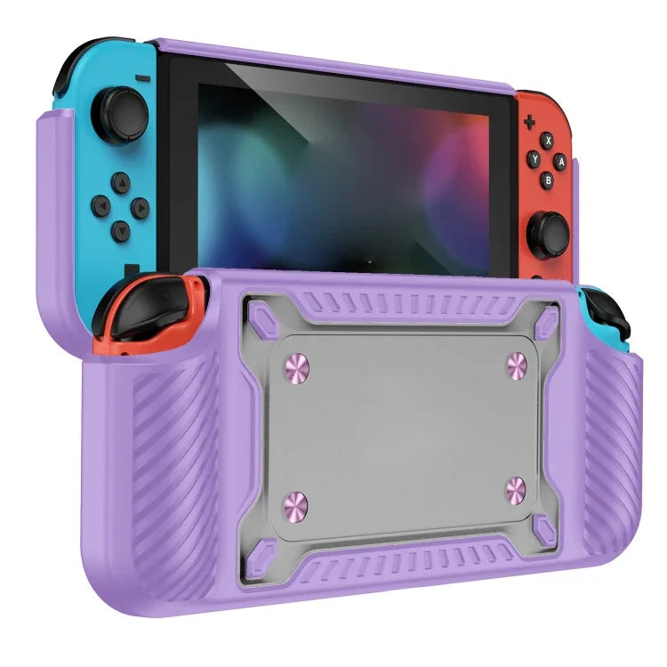 Switch OLED 專用遊戲手柄 TPU+PC 保護殼