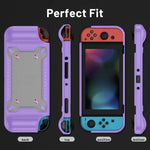 Switch OLED 專用遊戲手柄 TPU+PC 保護殼