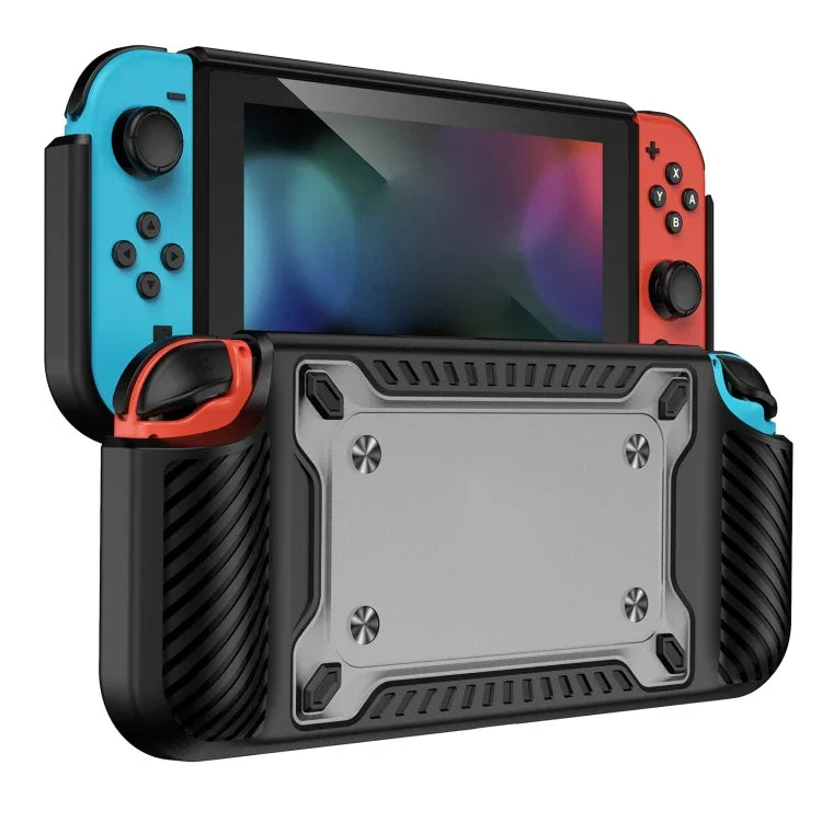 Switch OLED 專用遊戲手柄 TPU+PC 保護殼