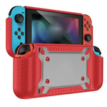 Switch OLED 專用遊戲手柄 TPU+PC 保護殼