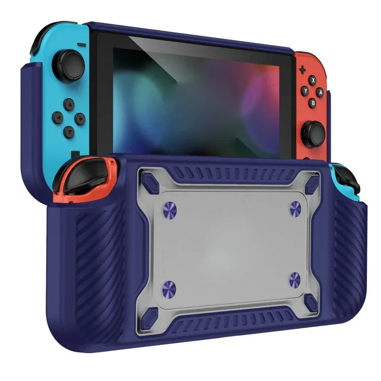 Switch OLED 專用遊戲手柄 TPU+PC 保護殼