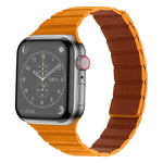 強力磁吸皮革錶帶，適用於 Apple Watch 系列，7 41mm / 6&SE&5&4 40mm / 3&2&1 38mm，7 45mm / 6&SE&5&4 44mm / 3&2&1 42mm