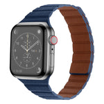 強力磁吸皮革錶帶，適用於 Apple Watch 系列，7 41mm / 6&SE&5&4 40mm / 3&2&1 38mm，7 45mm / 6&SE&5&4 44mm / 3&2&1 42mm