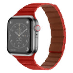 強力磁吸皮革錶帶，適用於 Apple Watch 系列，7 41mm / 6&SE&5&4 40mm / 3&2&1 38mm，7 45mm / 6&SE&5&4 44mm / 3&2&1 42mm