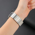 磁吸鋼製錶帶，適用於 Apple Watch 系列，7 41mm / 6&SE&5&4 40mm / 3&2&1 38mm，7 45mm / 6&SE&5&4 44mm / 3&2&1 42mm