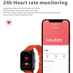 Q9 Pro 1.7 吋 TFT 高清螢幕智慧手錶，支援體溫監測／心率監測