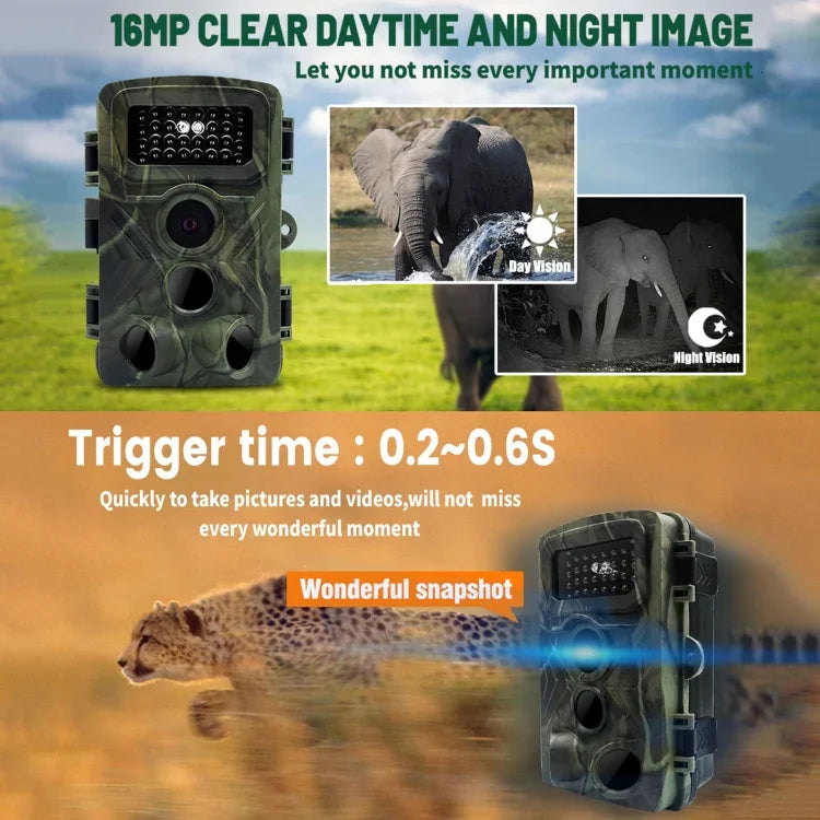 PR3000 2 吋 LCD 螢幕紅外線夜視野生動物狩獵追蹤相機，PR3000
