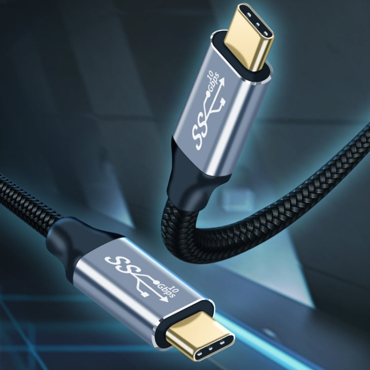 10Gbps USB-C / Type-C 公對公充電數據傳輸線，50cm，1m，1.5m，2m