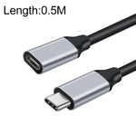 10Gbps USB-C / Type-C 公對母充電數據傳輸延長線，25cm，50cm，1m，2m