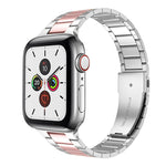 小腰圍不鏽鋼錶帶，適用於 Apple Watch 系列，7 41mm / 6&SE&5&4 40mm / 3&2&1 38mm，7 45mm / 6&SE&5&4 44mm / 3&2&1 42mm