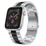 小腰圍不鏽鋼錶帶，適用於 Apple Watch 系列，7 41mm / 6&SE&5&4 40mm / 3&2&1 38mm，7 45mm / 6&SE&5&4 44mm / 3&2&1 42mm