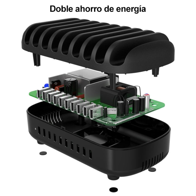ORICO DUK-10P-DX 120W 5V 2.4A 10埠 USB 充電站，澳洲插頭，歐洲插頭，美國插頭，英國插頭