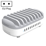 ORICO DUK-10P-DX 120W 5V 2.4A 10埠 USB 充電站，澳洲插頭，歐洲插頭，美國插頭，英國插頭