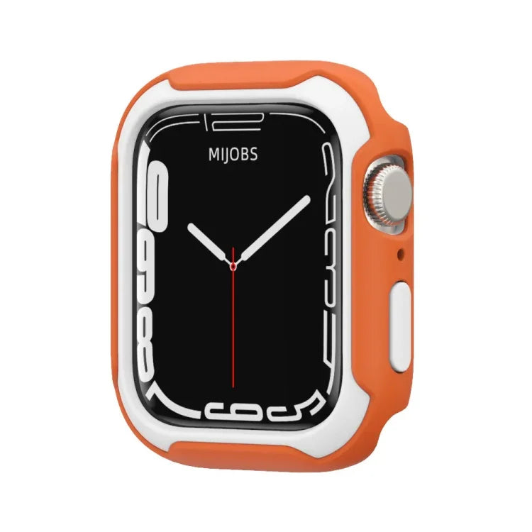 可拆卸雙色錶殼，適用於 Apple Watch 系列，7 41mm / 6&SE&5&4 40mm，7 45mm / 6&SE&5&4 44mm