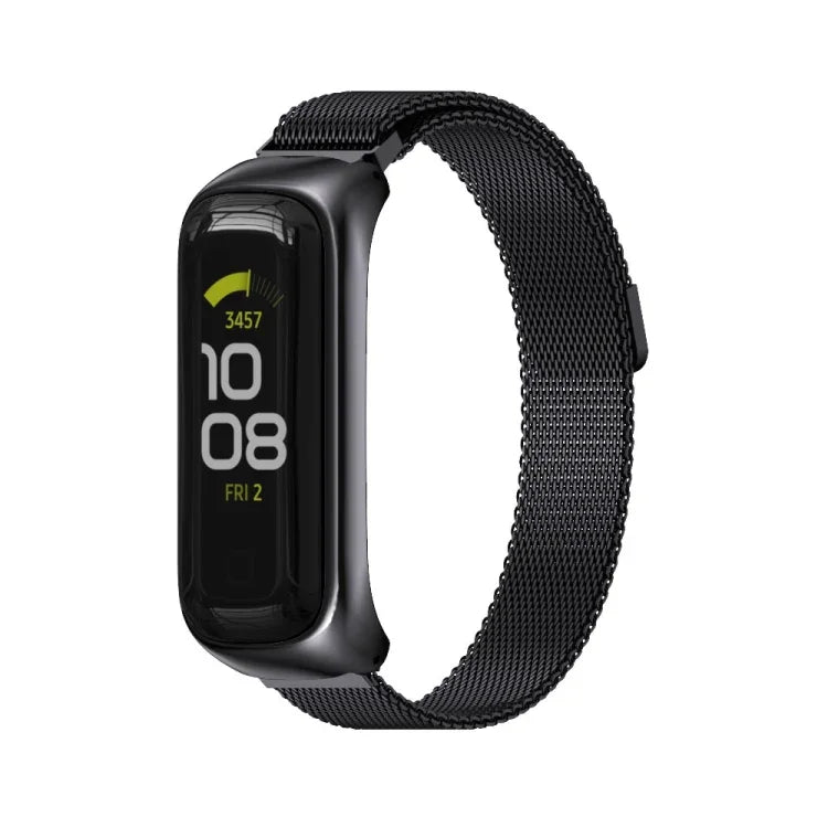 MIJOBS 米蘭磁吸不鏽鋼錶帶，適用於 Samsung Galaxy Fit 2