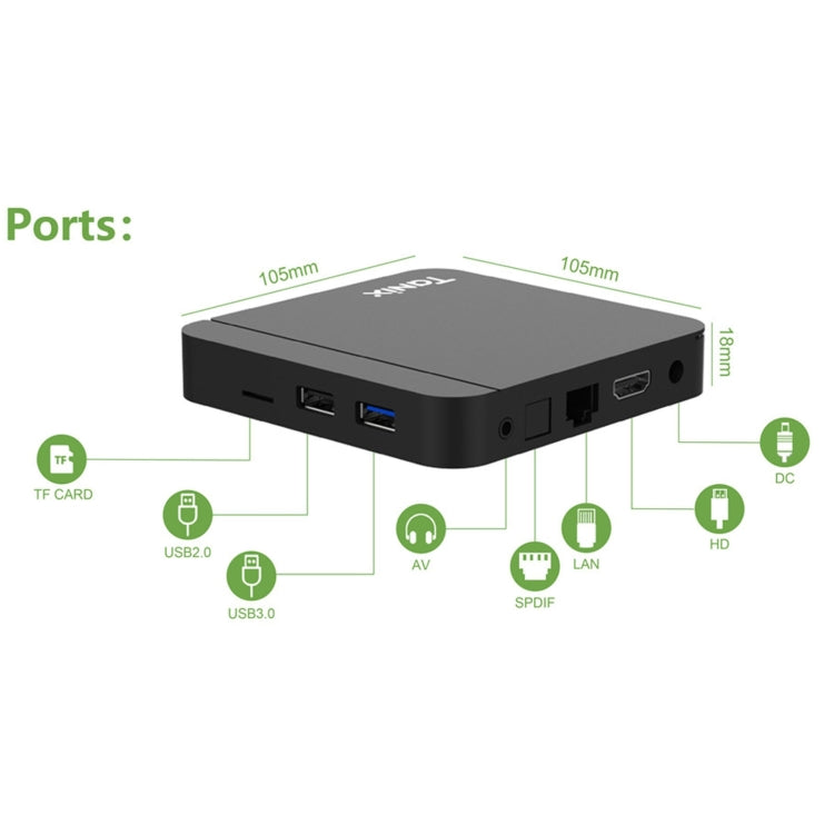 Tanix W2 Amlogic S905 四核智能電視機頂盒，2G+16G，2G+16G 雙WiFi/藍牙，4G+32G 雙WiFi/藍牙，4G+64G 雙WiFi/藍牙