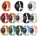 矽膠一體成型錶帶，適用於 Samsung Galaxy Watch4 40mm、Samsung Galaxy Watch4 44mm