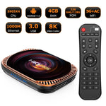 MECOOL HK1RBOX X4 4K電視盒，Android 11 Amlogic S905X4 CPU，帶遙控器，4GB+32GB，4GB+64GB，4GB+128GB