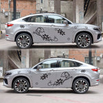 2 PCS/Set D-75 Flower Vine Pattern Car Modified Decorative Sticker, D-75