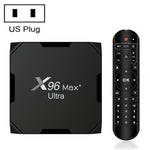 H96 Max+ Ultra 4GB+32GB Amlogic S905X4 8K智能電視盒 Android 11.0 媒體播放器，4GB+32GB，英國插頭，4GB+32GB，美國插頭，4GB+32GB，歐盟插頭，4GB+32GB，澳洲插頭