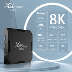 H96 Max+ Ultra 4GB+32GB Amlogic S905X4 8K智能電視盒 Android 11.0 媒體播放器，4GB+32GB，英國插頭，4GB+32GB，美國插頭，4GB+32GB，歐盟插頭，4GB+32GB，澳洲插頭