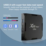 H96 Max+ Ultra 4GB+32GB Amlogic S905X4 8K智能電視盒 Android 11.0 媒體播放器，4GB+32GB，英國插頭，4GB+32GB，美國插頭，4GB+32GB，歐盟插頭，4GB+32GB，澳洲插頭