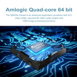 H96 Max+ Ultra 4GB+64GB Amlogic S905X4 8K智能電視盒 Android 11.0 媒體播放器，4GB+64GB，澳洲插頭，4GB+64GB，歐盟插頭，4GB+64GB，美國插頭，4GB+64GB，英國插頭