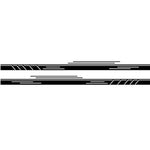 2 PCS/Set D-932 Stripe Pattern Car Modified Decorative Sticker, D-932