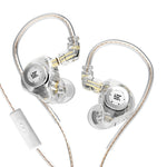KZ-EDX PRO 動態 HiFi 入耳運動音樂耳機，附麥克風、不附麥克風